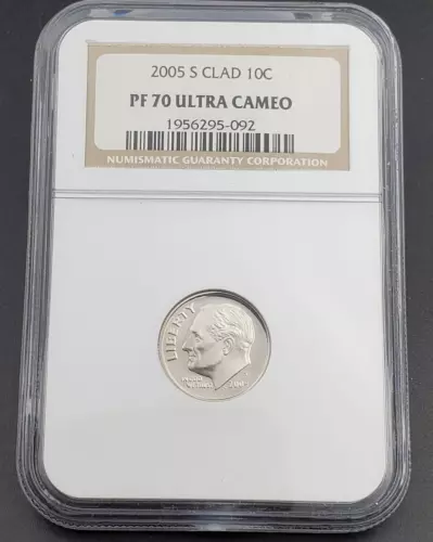 2005 S Roosevelt CLAD Dime Coin NGC PF70  UCAM Combined Ship Discounts 