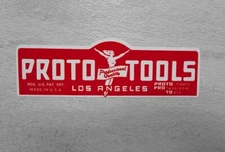 Proto Tools decal Los Angeles Sticker RED graphic Toolbox restoration Pick Size