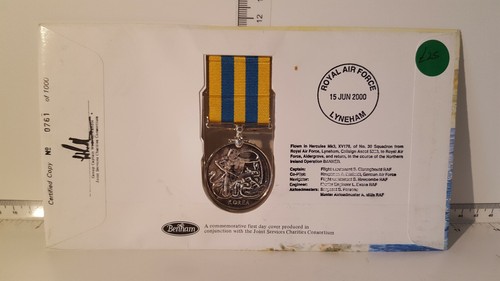 BENHAM FIRST DAY COVER with 1950-1953 KOREA MEDAL - Picture 2 of 2