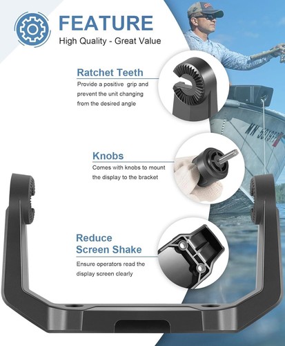 740143-1 verstellbares Gimbal-Montageset passt Humminbird Helix-5 Serie Fischfinder - Bild 3 von 12