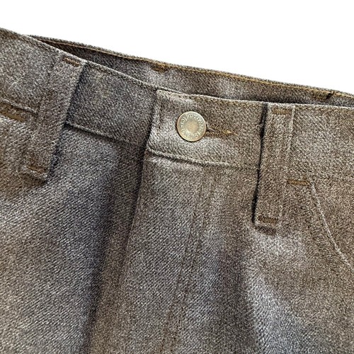 Wrangler Wrancher 82HO Cowboy Pants Mens 33 x 32 Heather Brown Mexico - Picture 2 of 9