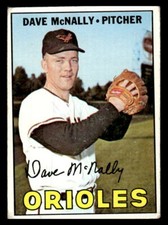 1967 Topps #382 Dave McNally vgex
