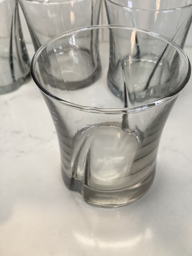 4- Anchor Hocking Flair Clear 12 Oz Drinking Glasses 4” - Picture 5 of 8