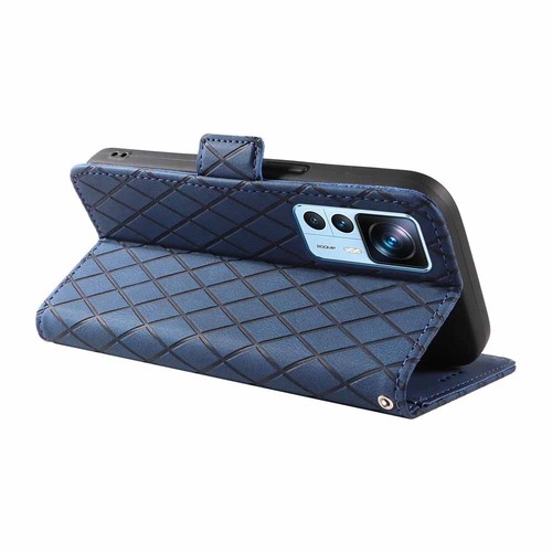 For Xiaomi 13 12T 11T 10T Lite Poco X5 X4 M4 Pro Grid Wallet Leather Case Cover - Picture 20 of 28