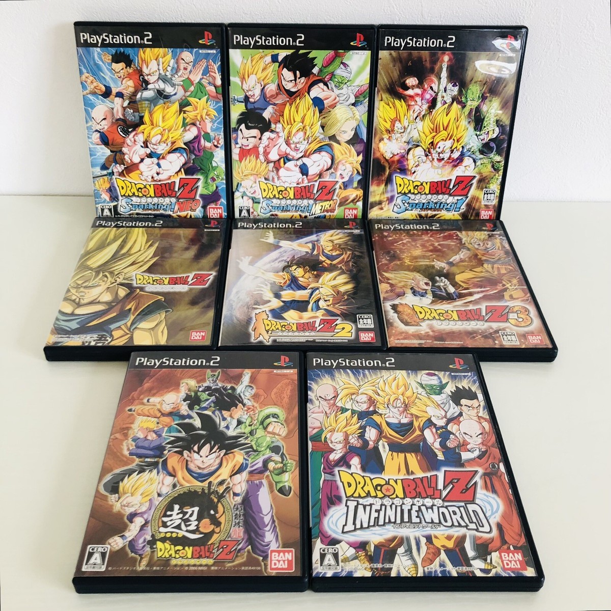 PS2 Dragon Ball Z 1 2 3 Sparking Neo Meteor Infinite World