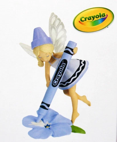 Hallmark Periwinkle Fairy Crayola Crayon 2023 Keepsake Christmas Ornament NIB