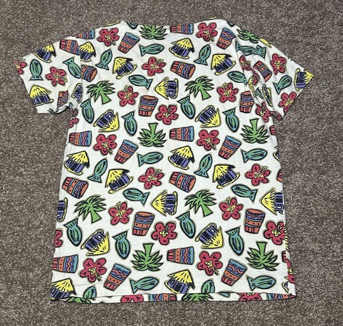 Vintage Dockers Men’s T-Shirt Hawaii Aloha White Single Stitch S/S Crew Size M - Picture 13 of 14