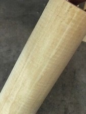  4 PACK 3"x22" Curly, Tiger Hard Maple Wood Dowel Kiln Dried Turning Wood