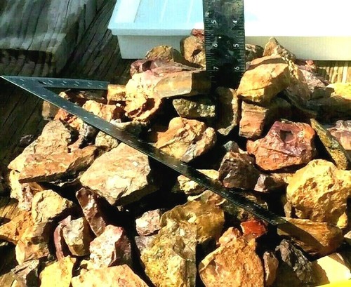 Colorido Jaspe Natural LG Lote Tamaño Piedras Trozas LG 30 lb Joyería Lapidaria Artesanal - Imagen 3 de 11