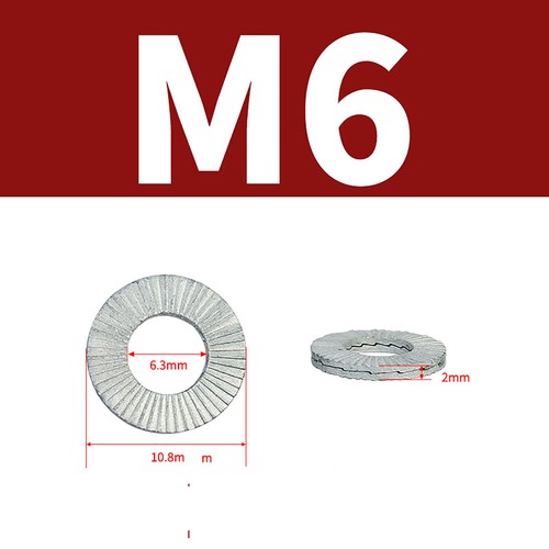 Sicherungsscheiben Keilsicherungsscheiben M3-M56 65Mn/Edelstahl -Schmal & Breit - Picture 11 of 40