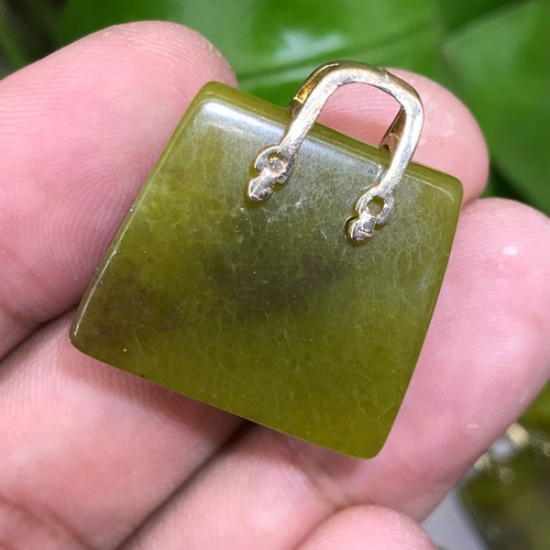 Bolsa de peridoto natural calavera de cristal de cuarzo tallada gema curativa de reiki 1" 5 piezas - Imagen 6 de 12