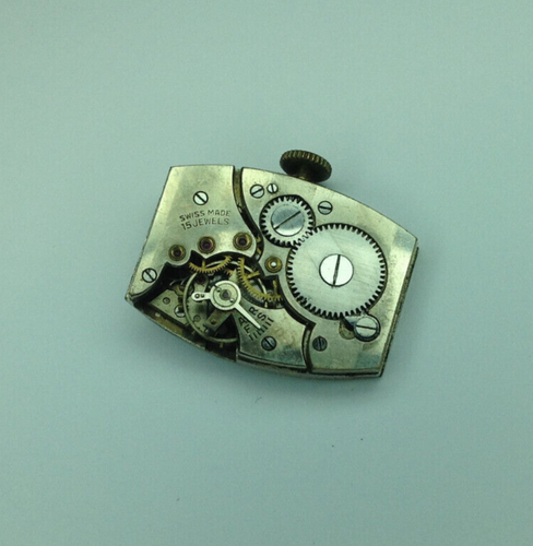 Vintage RECORD Tank Watch Movement - Restoration /Repair - Watchmakers - Picture 4 of 5