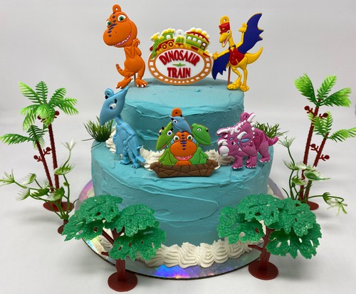Dinosaur Train Deluxe Birthday Cake Toppers Set Brand New Buddy, Tiny, and Don - Picture 11 of 20