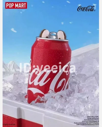 Authentique figurine POMART THE MONSTERS Labubu détaillant série peluche Coca-Cola cadeau jouet neuf