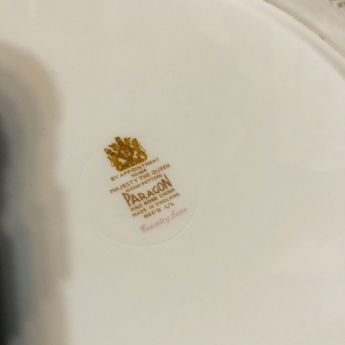 PARAGON Fine Bone China Plate “Country Lane” Gold Royal Warrant Made In England - Picture 2 of 4