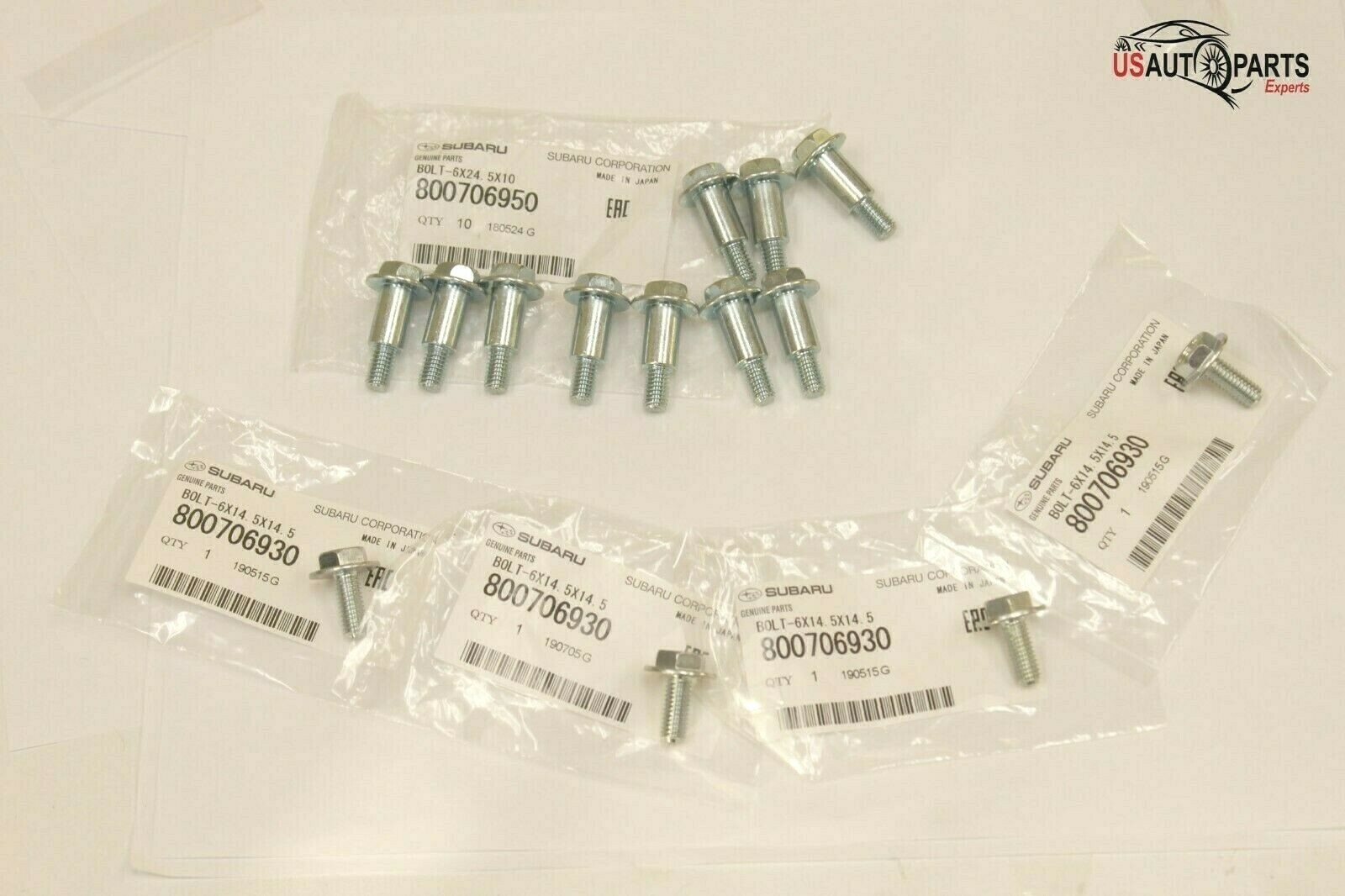 SUBARU GENUINE TIMING BELT COVER BOLTS KIT FORESTER IMPREZA