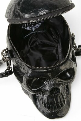 Killstar Grave Digger Human Skull Gothic Punk Occult Black