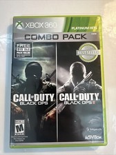Call of Duty: Black Ops 1 & 2 Combo Pack (Microsoft Xbox 360, 2015) CIB Complete