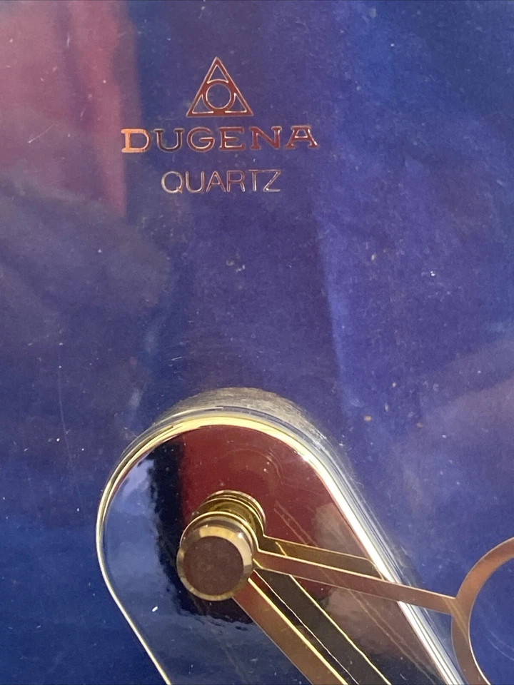 True Vintage Original Dugena Quartz Design Postmodern 1980’s Made in Japan Works - Image 2 of 4