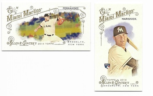 2014 Allen & Ginter MINI Choose-A-Parallel Pedroia Griffey SP Goldschmidt Cole + - Picture 7 of 30