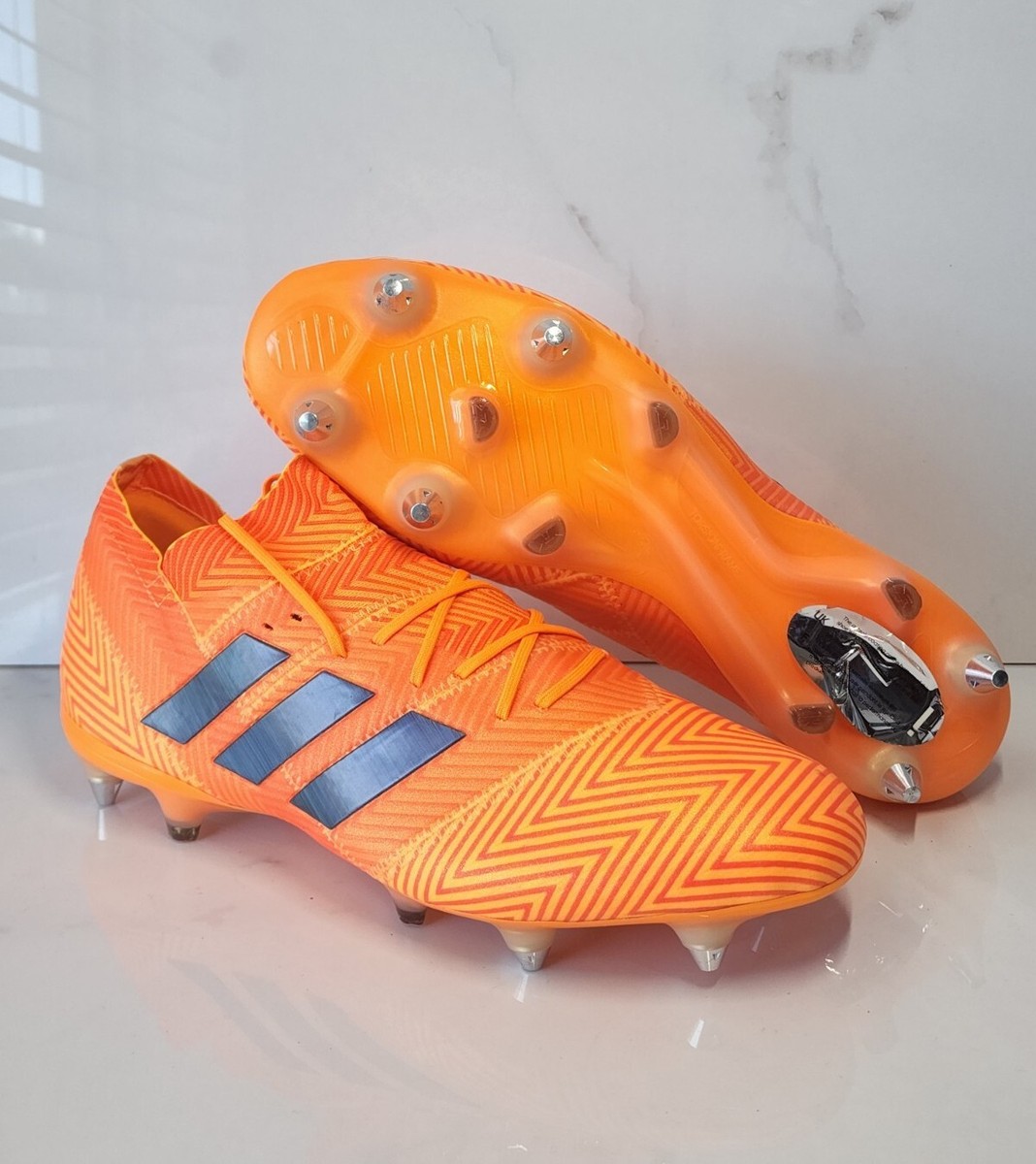 Adidas Nemeziz 18.1 SG Soccer Cleats FUTBOL Boots Orange Adidas Nemeziz 18.1 SG Soccer Cleats FUTBOL Boots Orange