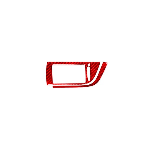 For Toyota Camry 12-14 Red Carbon Fiber Interior Side Air Vent Outlet Cover Trim - Picture 11 of 13