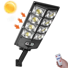 Solar Street Light Outdoor Motion Sensor Lamp Commercial Dusk To Dawn Road Lamp