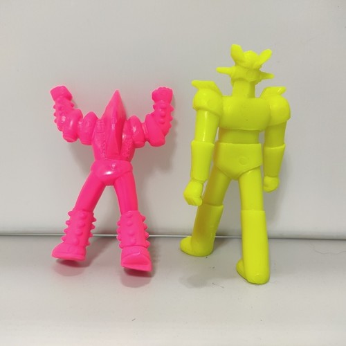 Set of 2 Vintage Mazinger Z Kinnikuman Figures 70s Made In Japan - Bild 2 von 3