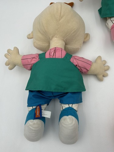 VTG Nickelodeon Rugrats Phil & Lil Twin Plush Dolls 12" 1997 Viacom Mattel Toy - Picture 7 of 17