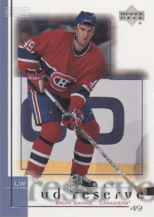 2000-01 Upper Deck Reserve - Brian Savage #44 - 1 of 1