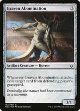 GRAVEN ABOMINATION X 4 N/M- HOUR OF DEVASTATION MAGIC THE GATHERING