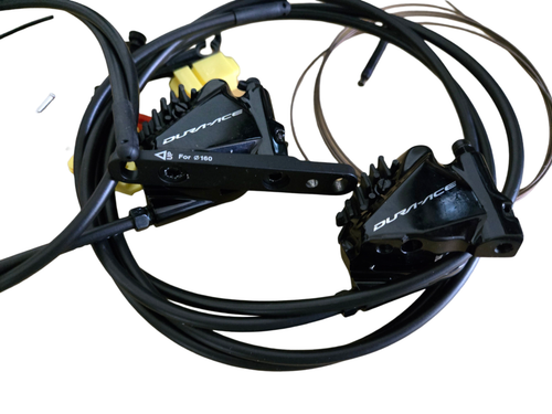 SHIMANO Dura-Ace ST-9120 2x11s L+R Shift Hydraulic Disc Brake Levers & calipers - Picture 12 of 13