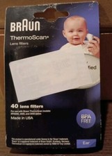 Braun ThermoScan Lens Filter for IRT600/4000/3000 Series (40 Count)