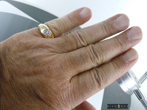 1.90ct K (Strong Blue) Diamond Ring R9246 Diamonds by Lauren - Picture 6 of 7