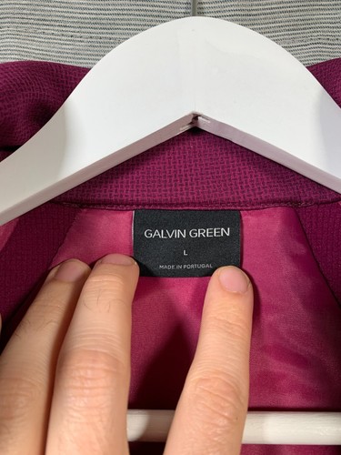 Galvin Green Vest Large Purple Womens Golf Gilet Quilted Zip Up Windbreaker - Picture 14 of 19