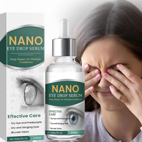 NANO EYE RELIEF SERUM (30ml) - Multi-Symptom Drop for Dryness & Visual Fatigue - Imagen 10 de 14