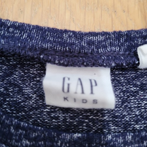 Gap Kids Shirt Girls XL Navy Blue Long Sleeve Pullover Top w/ Flippy Sequin Star - Picture 6 of 8