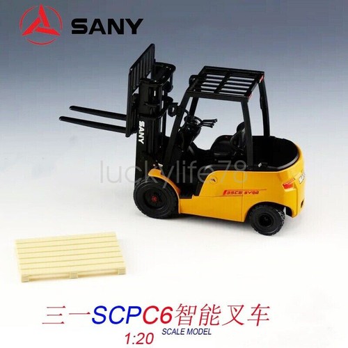 1:20 Scale SANY SCPC6 Smart Contruction Machine Equipment Diecast Forklift Truck - Picture 11 of 18