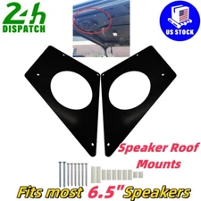 For Can Am Defender 17-24 Steel Speaker Roof Mounts-Fits most 6.5 Inch SPEAKERS