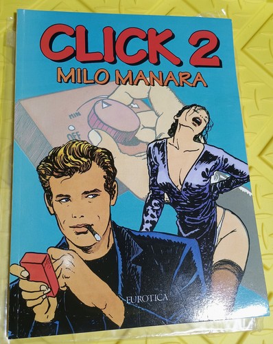 Milo Manara - Click 2 - Eurotica NBM Graphic Novel Full Color High Grade '92 2nd
