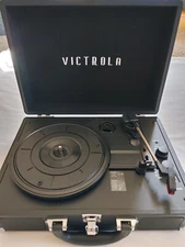 Victrola The Journey Bluetooth Suitcase Record Player with 3-speed Turntable
