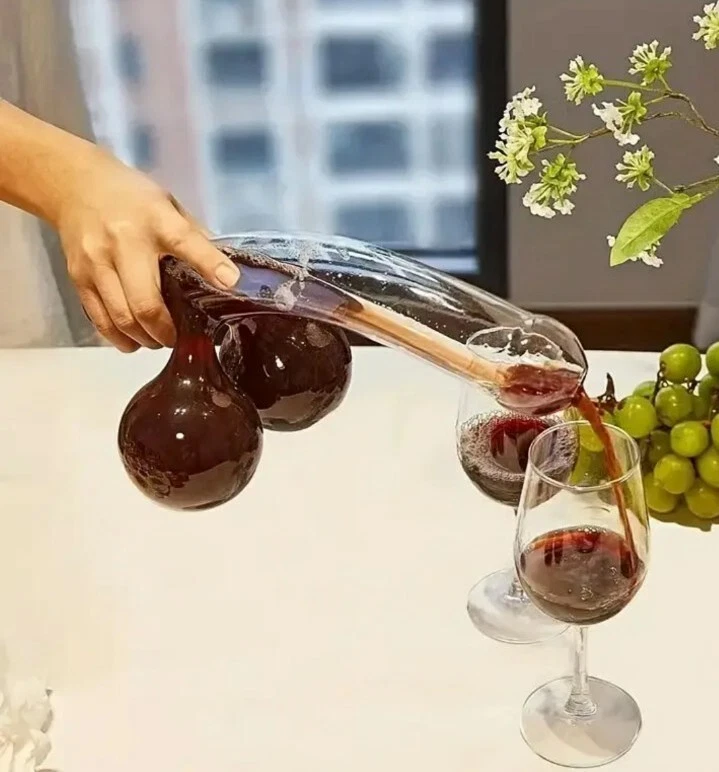XL Penis Karaffe Gefäß Glas Geburtstags Geschenk Lustig Whisky Wein Spirituosen  - Bild 3 von 4