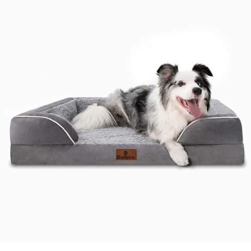 Mittelgroße Jumbo orthopädische Hundebett Haustier Matratze abnehmbar Memory Foam Polster - Bild 35 von 43
