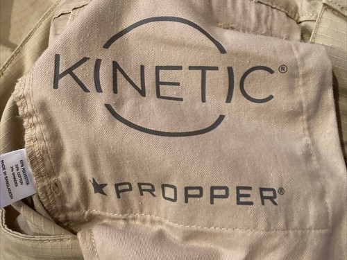 PROPPER Tan Beige Women Tag Sz 10 Fits 34 x 33 Work Cargo Ripstop Tactical Pants - Picture 4 of 12