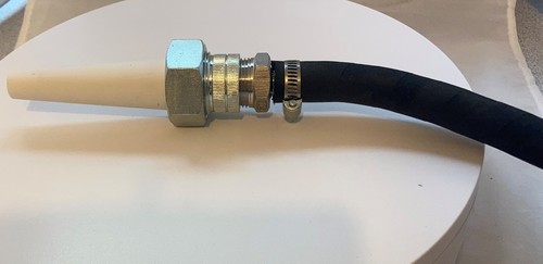 Large Type 1 Ceramic Sandblaster Nozzle with Female Threads: C1 Nozzle Tip - Picture 4 of 12