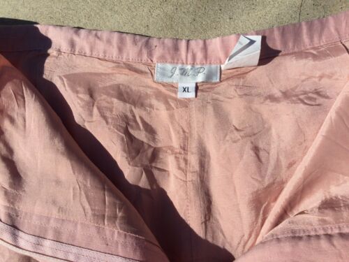 G.M.P. Women 100% Linen Classic fit Viscose lined pant dusty Rose size XL - Picture 5 of 16