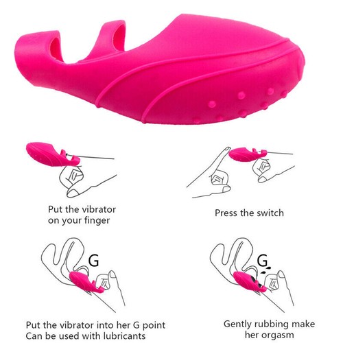Waterproof-Rose-Vibrator-Clit-Nipple-Sucker-Women-Massager-Toy-use Lubricant US - Picture 42 of 54