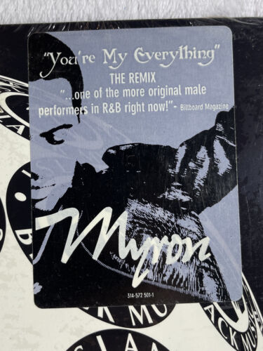 Vintage 1998 Myron You’re My Everything LP Album Island Black Music New Sealed - Imagen 3 de 4