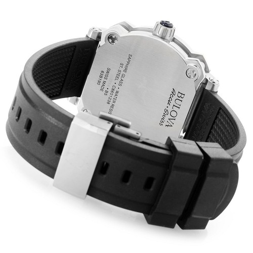 Bulova Accu-Swiss 63B190 Percheron Men's Swiss Made Automatic Watch $1295 NEW - Picture 3 of 6