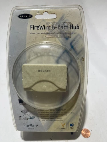 Belkin USB 2.0 & Firewire 6-Port  Hub For Mac (F5U507)